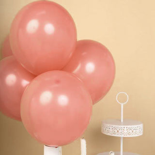 Elegant and Charming: Pastel Dusty Rose Balloons