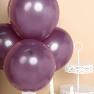 Add a Pop of Sophisticated Elegance with 12" Matte Pastel Eggplant Party Balloons