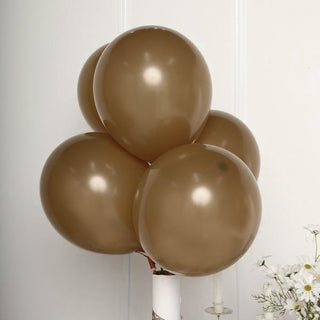 Create a Dreamy Atmosphere with 12" Matte Pastel Mocha Balloons