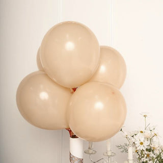 Elevate Your Event Decor with 12 inch Matte Pastel Peach Balloons