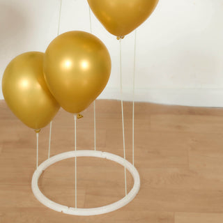 <span style="background-color:transparent;color:#000000;">Effortless Setup and Customization With White Spiral Plastic Balloon Tower Stand Kit</span>