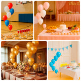 2-Pack 3ft Floating Balloon Floor Stand Kit – White Spiral Balloon Holder with Round Base for Party 