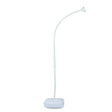 Set of 2 Free Bending White Balloon Column Stand Kit, Half Arch Balloon Tower Stands Water Base