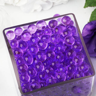 Add a Pop of Color with Small Purple Jelly Ball Water Bead Vase Filler