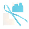 25 Pack | 2inch Blue Footprint Baby Shower Party Favor Candy Gift Boxes