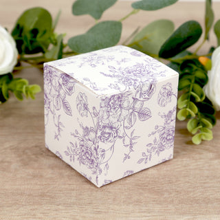 <span style="background-color:transparent;color:#1d1f25;">Charming Elegance: White and Lavender French Toile Gift Boxes</span>