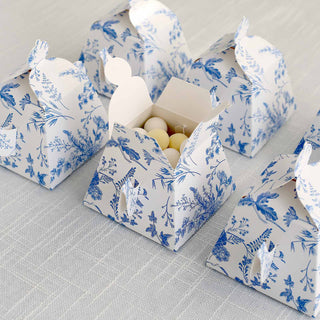 Charming Chinoiserie Floral Print Boxes