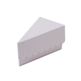 10 Pack | 5x3inch White Single Slice Paper Cake Boxes, Triangular Pie Slice Dessert Box#whtbkgd