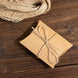 50 Pack | 4.5x3.5inch Natural Wedding Favor Pillow Box and Burlap Twine Set