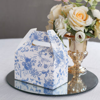 Elevate Your Celebrations with White Blue Candy Gift Tote Boxes