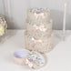 Set of 4 Blush Floral Round Nesting Gift Boxes With Lids