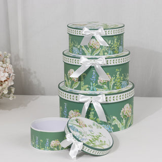 <strong>Chic Greenery Leaves Favor Boxes Wedding Favor Boxes</strong>