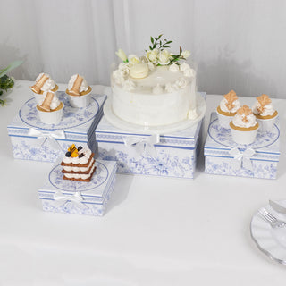 <strong>Versatile White Blue Chinoiserie Boxes</strong>