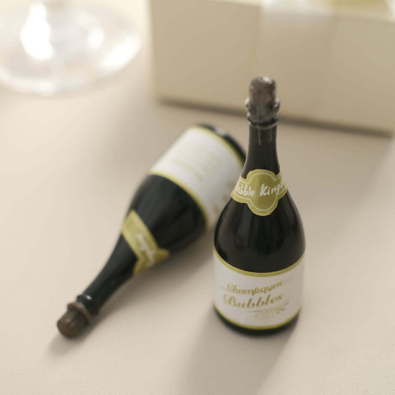 Two champagne bottles