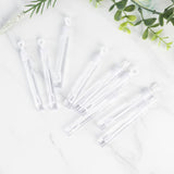 48 Pack White Heart Chemistry Tube Bubbles Bridal Wedding Shower Favor - 4inch