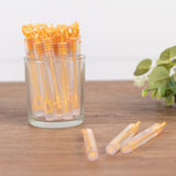 48 Pack 4inch Gold Heart Chemistry Tube Bubbles Bridal Wedding Shower Favor