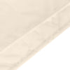 10ft Beige Dual Layered Sheer Chiffon Polyester Backdrop Curtain With Rod Pockets#whtbkgd