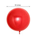 2 Pack | 30inch Big Shiny Red Reusable UV Protected Sphere Vinyl Balloons