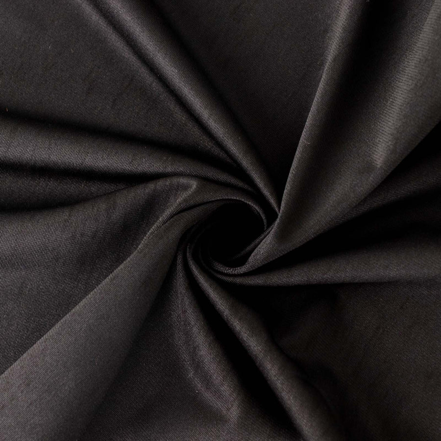 70inch Black Premium Scuba Square Tablecloth, Wrinkle Free Polyester Seamless Tablecloth#whtbkgd