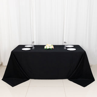 Unleash Your Creativity with the Black Rectangle Tablecloth