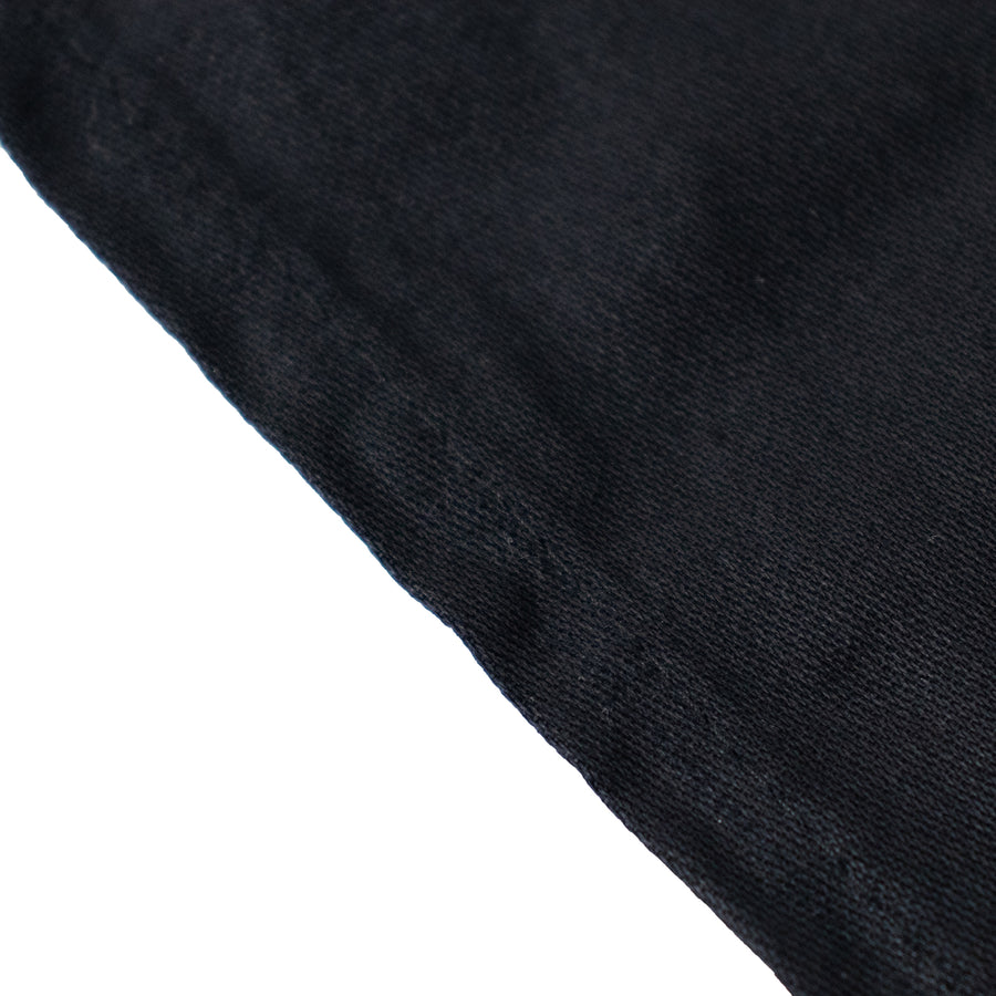 60"x102" Black Rectangle Chambury Casa 100% Cotton Tablecloth