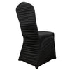 Black Rouge Stretch Spandex Fitted Banquet Chair Cover