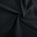 54 inch x 54 inch Black 200 GSM Seamless Premium Polyester Square Tablecloth#whtbkgd