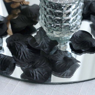 Add Elegance to Your Event with Black Silk Rose Petals