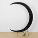 7.5ft Black Spandex Crescent Moon Wedding Arch Cover, Chiara Backdrop Stand Cover