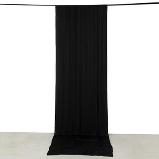 <strong>Versatile Stretchable Black Backdrop Curtain</strong>