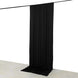 Black 4-Way Stretch Spandex Photography Backdrop Curtain with Rod Pockets, Drapery Panel