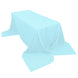 90x156" Blue Polyester Rectangular Tablecloth