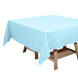 Blue Polyester Square Tablecloth 70"x70"