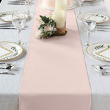 12"x108" Blush / Rose Gold Polyester Table Runner