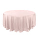 132Inch Blush / Rose Gold Seamless Polyester Round Tablecloth