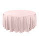 132Inch Blush / Rose Gold Seamless Polyester Round Tablecloth