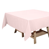 70 inch Square Polyester Tablecloth - Rose Gold | Blush