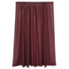 2 Pack Burgundy Polyester Event Curtain Drapes, 10ftx8ft Backdrop Event Panels With Rod Pockets