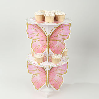 <span style="background-color:transparent;color:#111111;">Add Stunning Dimension To Your Dessert Table With Pink Butterfly Display Stands</span>
