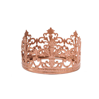 Rose Gold Metal Princess Crown Cake Topper - The Perfect Gift for Cake Enthusiasts