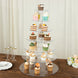 7-Tier Clear Round Acrylic Cupcake Tower Stand, Heavy Duty Cake Stand Dessert