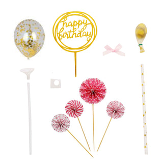 Add a Touch of Glamour with Gold Confetti Balloon Decor