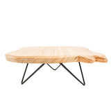 12inch Square Natural Wood Slice Cake Cupcake Stand, Cheese Board Serving Tray#whtbkgd