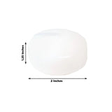 12 Pack 2inch White Floating Candles – Unscented Dripless Long-Lasting Disc Wax Candles