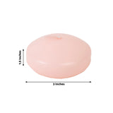 12 Pack 3inch Blush Floating Candles, Unscented Dripless Wax Discs for Centerpieces