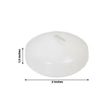 12 Pack 3inch White Floating Candles, Unscented Dripless Wax Discs for Centerpieces