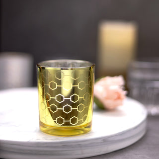 Add Elegance and Warmth with Gold Mercury Glass Candle Holders