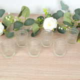 6 Pack Clear Glass Primrose Candle Holders, Votive Tealight Holders