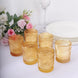 6 Pack Gold Glass Primrose Candle Holders, Votive Tealight Holders