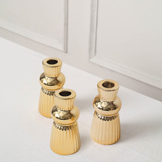 Create Unforgettable Moments with Our Ribbed Candle Holders